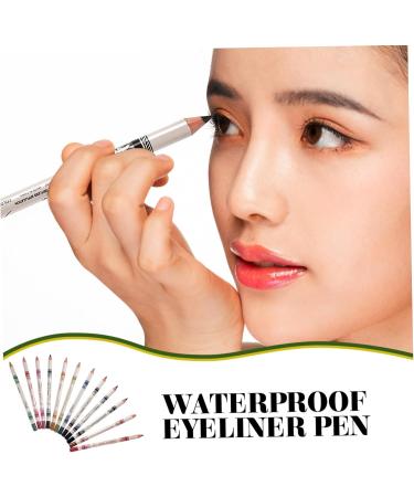 FRCOLOR Eyeliner Pen Pcs Colored Eyeliner Pencils Color Colored s Colorful Makeup Makeup Set Lip Line Bamboo Waterproof Mediumx2pcs as shownx2pcs - Buy Online on GoSupps.com