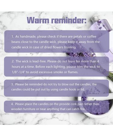 Lavender Scented Aromatherapy Candle with Crystals | 7.2oz Relaxing Gift for Women | Balance/Cure/Energy | Lucky Charms Candle - Buy Online on GoSupps.com