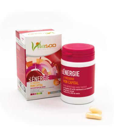 Vita NERGIE SOD de melon Compl ment alimentaire pour garder la forme et r duire la fatigue Energie et vitalit protection contre le stress oxydatif Vitamines B1 et B2 60 G lules