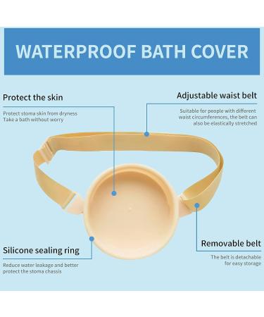 Waterproof Ostomy Stoma Guard Shield with Adjustable Belt - Shower and Wound Protector for Bathing - Ostomy Supplies Accessory - Buy Online on GoSupps.com