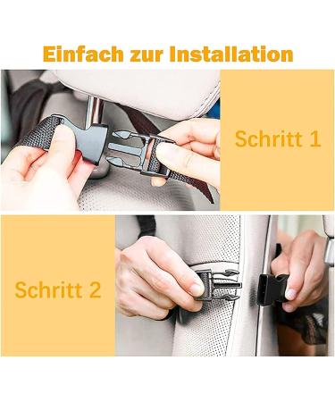 Billybath Backrest Protection for Kids - 2 Pack Car Seat Organizer with Waterproof 600D Oxford Fabric & 10 Tablet Pocket - Ideal Car Backseat Accessory - Buy Online on GoSupps.com