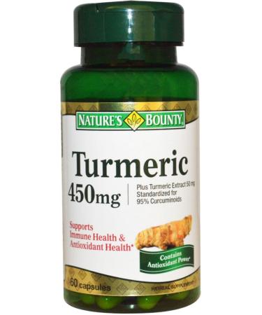 Nature's Bounty Turmeric Capsules 60 Capsules (Pack of 2)