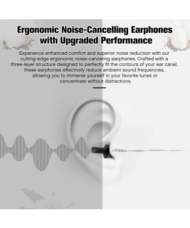 TrelaCo 200 Pairs Silicone Ear Plugs - Soft Reusable Waterproof for Sleeping Swimming and Noise Protection - Ideal for Music Concerts Hunting Shooting and Construction (Black - Buy Online on GoSupps.com