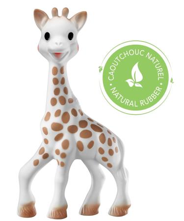 Sophie La Girafe Gift Box - Baby Teething Ring + Fehn Soft Elephant Book | Eco-Friendly Cotton Fabric | Ideal Newborn Gift - Buy Online on GoSupps.com