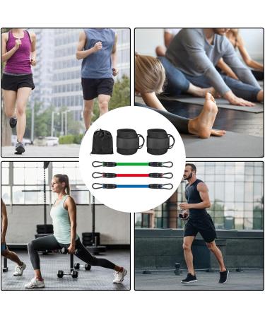 Huyath Ankle Resistance Band Leg Training Leg Resistance Bands - Adjustable Ankle Bands for Working Out Exercise Equipment Ankle Resistance Bands for Glutes - Buy Online on GoSupps.com
