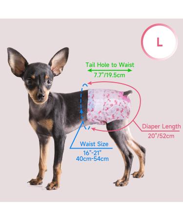 PET Soft Dog Diapers for Bitches | 20 Disposable Diapers for Dogs & Cats | High-Suction Cat Diapers - Buy Online on GoSupps.com