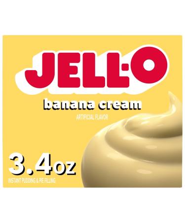 Jell-O Banana Cream Pie Pudding et 96g de remplissage