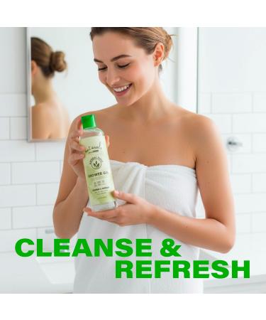 BioMiracle Organic Shower Gel with Exotic Plant Extracts - pH Balanced Natural & Paraben-Free Body Wash for All Skin Types - Olive Oil Formula for Silky Radiant Skin - 13.5 fl oz. - Buy Online on GoSupps.com