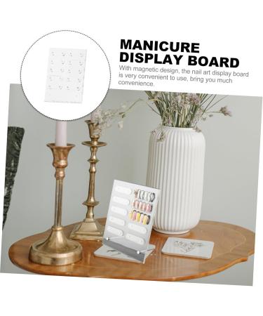 FRCOLOR 1 Set Nail Display Board Women Ideas Womens Ideas Nail Art Display Board Nail Gel Color Showing Board Nail Display Stand Peg Board Display Stand False Tip Display Rack 20x16cm Transparent 1 - Buy Online on GoSupps.com