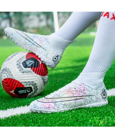 IFIKK Unisex High Top Football Shoes - Professional Outdoor Men's Soccer Boots Youth Training Shoes - Size 36 EU - Buy Online on GoSupps.com