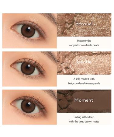 Glitterpedia Eye Shadow Palette - Vegan Korean Cosmetics for Daily & Party Makeup (All of Brown) - Buy Online on GoSupps.com