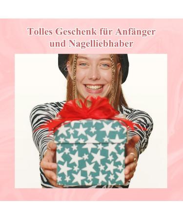 Phoenixy Poly Nail Gel Set - 6 Colors Starter Kit with UV Lamp & Slip Solution - DIY Manicure at Home - Buy Online on GoSupps.com