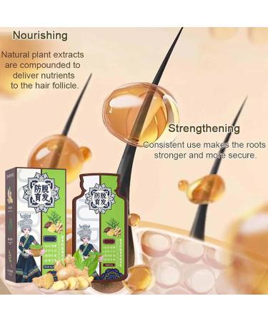 Bisienya Ginger Plant Extract Anti-Hair Loss Hair Shampoo Ginger Extract Shampoo Plant Extract Oil Control Anti-Dandruff Shampoo for Hair Growth Ginger Anti Hair Loss Shampoo for Women & Men - Buy Online on GoSupps.com