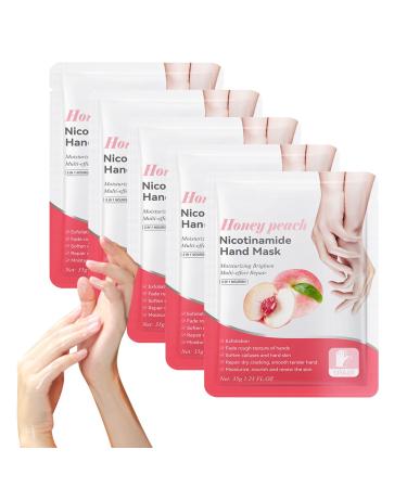 (06) 5 paires de Masques pour Mains Masques Gants Hydratants pour Mains Masque R g n rant R parateur pour Peau des Mains Gants Hydratants pour Mains S ches