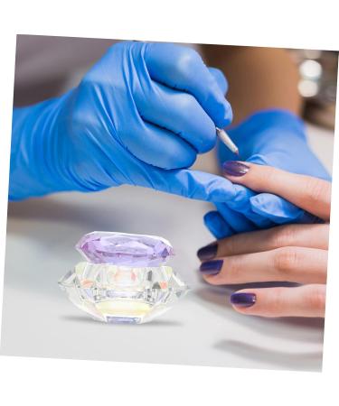 minkissy Nursing Glass Pen Cup Nail Art Crystal Cup Dappen Monimore Acrylic Liquid Nail Glass Crystal Cup Diy Powder Holder Crystal Powder Dish Clear Tumbler Bowl Large Big Diamond 7x7cm As Shown - Buy Online on GoSupps.com