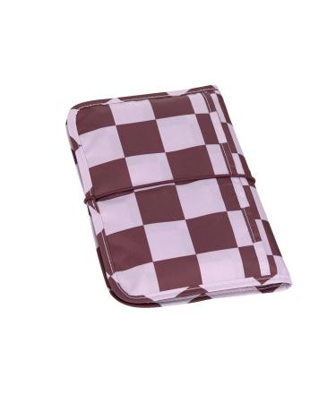 L SSIG Diaper Bag with Changing Mat & Wet Wipes Compartment - Deep Red/Lavender | Stylish & Functional Baby Gear for On-the-Go Parents - Buy Online on GoSupps.com