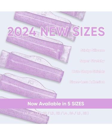 Lash Lift Pads - Reusable Silicone Eyelash Perm Rods | No Glue Flexible Curler in Little Purple - Buy Online on GoSupps.com
