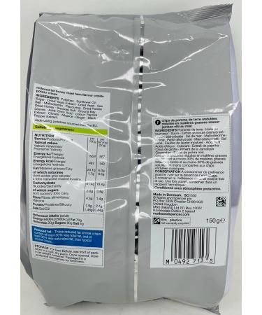M&S Reduced Fat Salt & Vinegar Crisps 150g - 2 pack - Buy Online on GoSupps.com