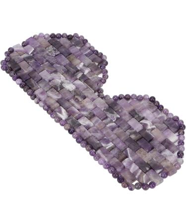 Verdant Touch Jadestone Sleeping Eye Ciper | Natural Eye Cushion for Wrinkle Reduction Sleep Promotion & Tiredness Relief | Amethyst & Jadestein - Buy Online on GoSupps.com