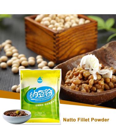 Maodom Fermented Natto Powder | 0.35 oz Organic Fermented Natto Powder Traditional Japanese Food Soy Based for Digestive Health Vegan Gluten Free - Buy Online on GoSupps.com