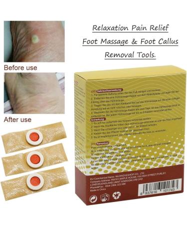 Corn Removal Pads with Hole - 12 Medicated Pads for Effective Corn Remover Treatment - Buy Online on GoSupps.com