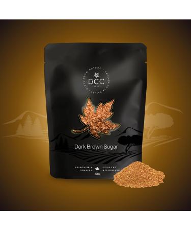 Dark Brown Sugar 200g - Rich Molasses Flavor Perfect for Baking Cooking and Sweetening Non-GMO Gluten-Free - Buy Online on GoSupps.com