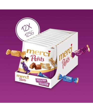 Merci Petits Milk and Cream Collection 12 x 125g | Gourmet Chocolate Mix | International Shipping Available - Buy Online on GoSupps.com