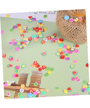 Healeved 1000pcs Manicure Tool Nail Decor Lip Gloss Kit Nail Art Mini Slices Fruit Nail Art Charms Nail Charms Glitter Lip Gloss Polymer Clay Slices for Nail Mini Crown Clip Set Assorted medium As Shown - Buy Online on GoSupps.com