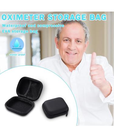 Aunye Portable Oximeter Protective Cover - EVA Storage Bag for Finger Pulse Oximeters (Black) - International Shipping Available - Buy Online on GoSupps.com