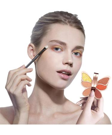 Butterfly Shape Eyeshadow Palette with 6 Shades | High Pigmented Matte Glitter Eye Makeup Long Lasting Waterproof - Waterproof Eye Makeup with Butterfly Shape Travel Size Lucky Koi Color - Buy Online on GoSupps.com