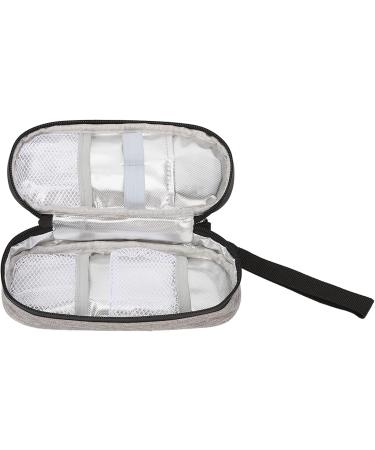 Insulin Cooler Bag - Grey | Portable Cooling Storage Pouch for Indoor & Outdoor Use - Buy Online on GoSupps.com