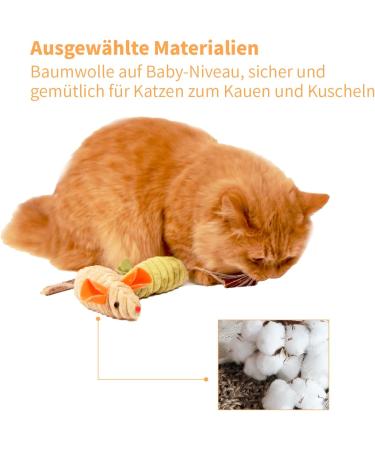 Buy Linco 3PC Catnip Toys - Interactive Silvervine Mice & Animal Toys for Kittens | Dental Plush Toys for Chewing & Fun - Buy Online on GoSupps.com