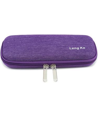 Onegenug Insulin Cooling Bag - Portable Eva Hardshell with 2 Cooling Packs for Insulin Pen & Syringes - Diabetic Accessories - Pure Purple - Buy Online on GoSupps.com