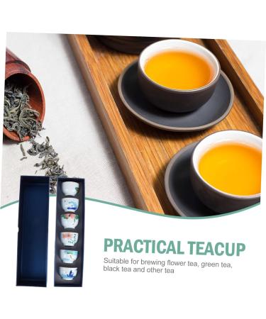 Alipis 6pcs Cup Viscious Fun White Outfits House Party Tea Bowl Hand-Painted Ceramic Tea Ware Fine Mug As Shown 7X7X4.5CM - Buy Online on GoSupps.com