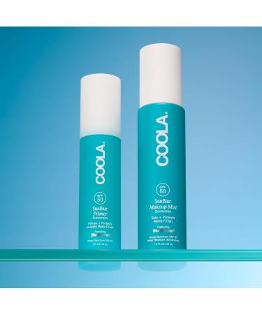 COOLA SunBlur Makeup Primer with SPF 50 Matte Finish Sets Makeup for 8 Hour Wear Dermatologist Tested Sunscreen Paraben Free Vegan 1.0 Fl Oz - Buy Online on GoSupps.com