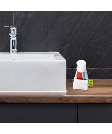 Toothpaste Squeezer Roller - Toothpaste Tube Squeezer - Rolling Tube Toothpaste Squeezer Toothpaste Seat Holder Stand Rotate Toothpaste Dispenser for Bathroom 12b Green - Buy Online on GoSupps.com