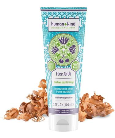 Human+Kind Face Scrub Unisex 3.3 oz - Pack of 2 - Buy Online on GoSupps.com