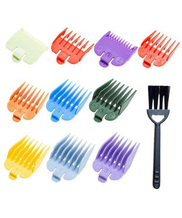 Hair Trimmer Attachment 10 Pieces Choice Attachments Hair Trimmer Attachments Clipper Attachments Attachment Comb for Val Hair Trimmer Magic Clip Trimmer Razor Face Hair Trimmer Comes with Brush