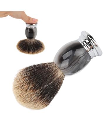 Synthetic Shaving Brush Aluminum Alloy Handle Soft Bristle Barber Brush for Men Dad Boyfriend