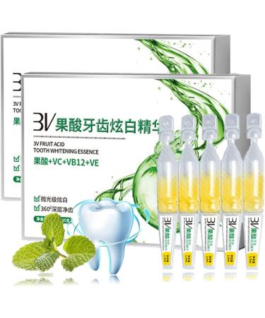 EXQST Tastat Ampoule Toothpaste Bulb Tooth Essence 3 V Fruit Acid Teeth Whitening Essence Teeth Stain Remover