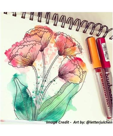 Karin Brushmarker PRO - Water-Based - Brush Tip - Black (030) - Buy Online on GoSupps.com