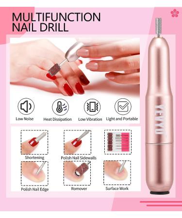 Acrylic Nail Kit with Drill: Pink, Clear, White, Nude Acrylic Powder Set - 3.38 Oz Monomer for Nail Extensions - Beginner Home Nail Kit - Buy Online on GoSupps.com