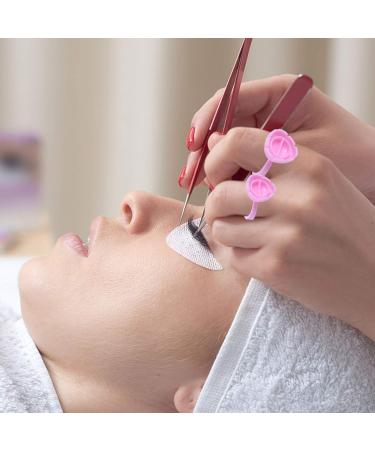 SOIMISS Lot De 100 Supports D'anneaux Ovales Roses Pour Pigments Et Extensions De Cils Outil Portable Professionnel Pour Maquillage Et Tatouage - Buy Online on GoSupps.com