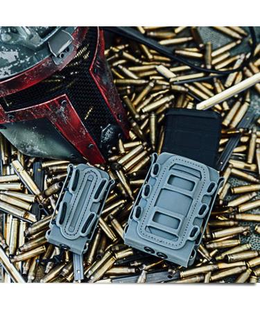 IDOGEAR Rifle Magazine Pouch - Universal MOLLE Soft Shell Mag Carrier for 5.56mm/7.62mm Mags in Black - Buy Online on GoSupps.com