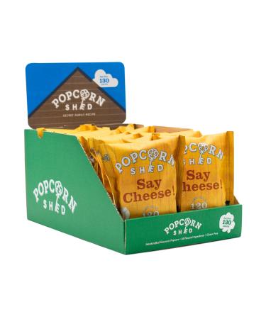 Popcorn Shed Say Cheese! Pack de 16 x 16g Snack Packs Popcorn au Fromage Gourmet