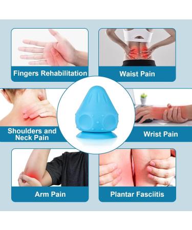 Trigger Point Presser & Massager Ball for Muscle Pain Relief - Suction Cup Fascia Fitness Tool for Back Neck Arms & Shoulders - Buy Online on GoSupps.com