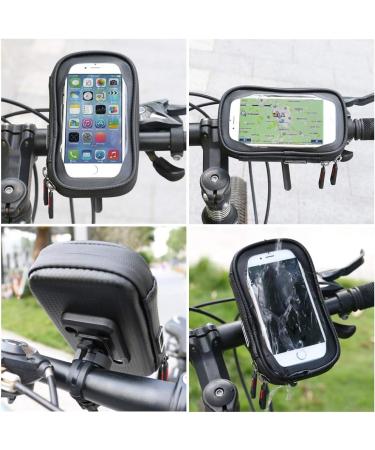 ROTTO XL Bike Phone Mount - Anti-shake Waterproof Holder with 360 Rotation | Handlebar Bag for Bicycle - Black (Three Sizes) - Buy Online on GoSupps.com
