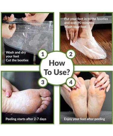 FC Fancy Foot Peeling Mask - 3 Pairs | Natural Exfoliating Socks for Baby Soft Feet | Lavender Rose & Chamomile | Cornea Removal for Men & Women - Buy Online on GoSupps.com