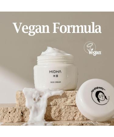 Buy MIDHA Rice Cream 1.7oz | 63% Rice Water Day Cream - Hydrating & Nourishing for All Skin Types - International Shipping Available - Buy Online on GoSupps.com