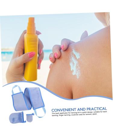 minkissy 1 Set Gloves Self Tanning Mitten Applicator Lotion Applicator for Back Lotion Back Applicator for Tanning Lotion Back Applicator for Women Flocking Fingerless - Buy Online on GoSupps.com